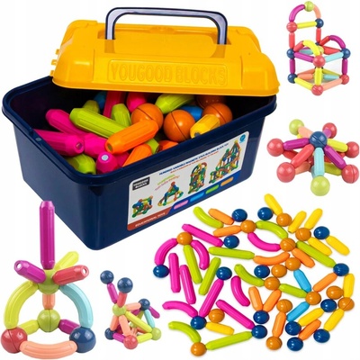 click4TOYS Magnetické kocky 72 ks