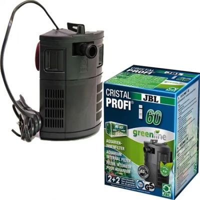 JBL CristalProfi i60 GREENLINE- Вътрешен филтър за аквариуми до 80литра -85х85х155мм