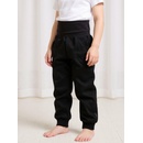 Jožánek Detské softshellové nohavice s reguláciou pása čierne