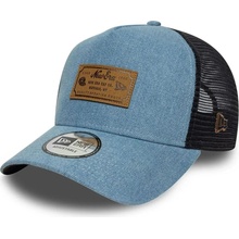 NEW ERA 940 Af Trucker Denim Leather Patch CAM
