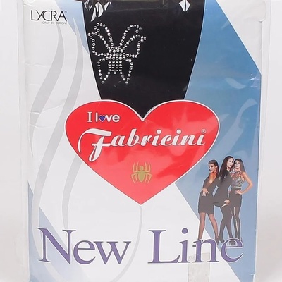 Микрофибърен чорапогащник в черно с пеперуда 70 den