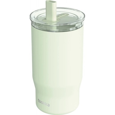 Quokka Termohrnek se brčkem Quokka Mist 720 ml pastelově zelený
