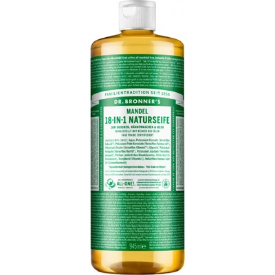 Dr. Bronner's přírodní tekuté mýdlo s mandlemi 18v1 945 ml