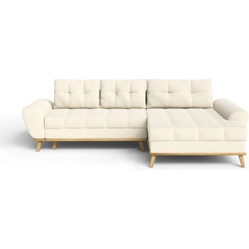 ROPEZ Кремав разтегателен ъглов диван (десен ъгъл) Balitco - Ropez (Balitco Prawy tk. Enjoy New 01)