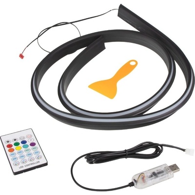 CarClever LED ambientní osvětlení RGB pod přední okno, vnitřní |