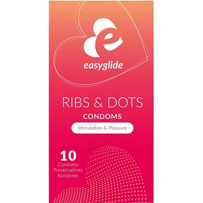 EasyGlide Ribs and Dots 10 ks