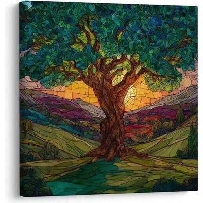 Obraz magický strom života v přírodě - 70x70