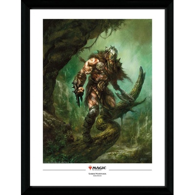 Magic the Gathering Framed Poster - Garruk Wildspeaker