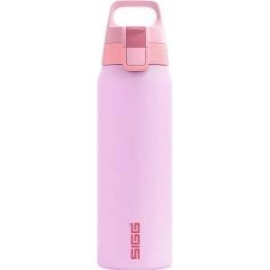 SIGG - Insulated drinking bottle - Thermos bottle Shield Therm One Multicolor Petal - carbonated drinks - leak-proof - dishwasher safe - BPA-free - 90% recycled stainless steel - pink - 0.75L - 6228.40