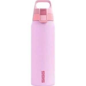 SIGG - Insulated drinking bottle - Thermos bottle Shield Therm One Multicolor Petal - carbonated drinks - leak-proof - dishwasher safe - BPA-free - 90% recycled stainless steel - pink - 0.75L - 6228.40