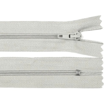 Spirálový zip No 3 délka 45 cm pinlock, malé, 314 modrošedá sv.