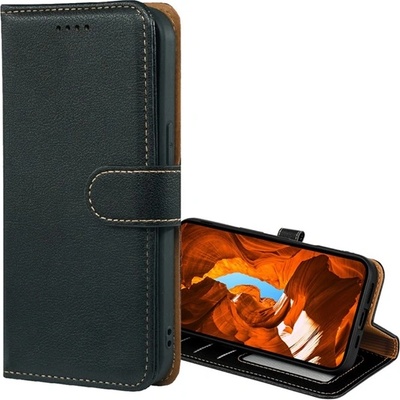 Gigapack T Phone 3 5G GIGAPACK калъф за поставяне, кожен ефект FLIP, Premium, BLACK GP-176332 (GP-176332)