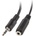 Lanberg Аудио адаптер LANBERG, Stereo Mini Jack 3.5mm (M) към 2x Stereo Mini Jack 3.5mm (F), 0.1m, черен - AD-0024-BK (AD-0024-BK)