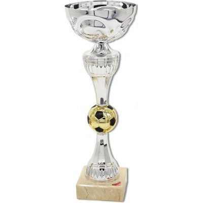 2172 Pohár stříbrný fotbal