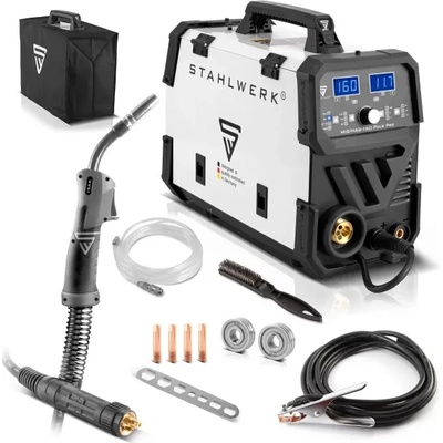STAHLWERK Комбиниран заваръчен апарат - електрожен STAHLWERK MIG/MAG 160 Puls Pro IGBT/ 160A (1135)