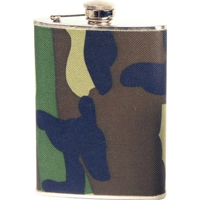 Mil Tec ploskačka Woodland obsah 8oz. 220 ml