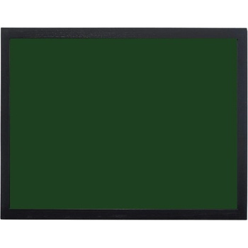 Toptabule.sk KRT03ZCR Zelená kriedová tabuľa v čiernom drevenom ráme 90 x 60 cm