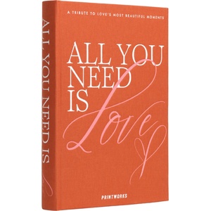 Printworks All You Need is Love Албум за снимки, оранжев (PW00767)