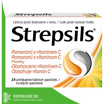 Strepsils Pomaranč s Vitamínom C pas.ord.24