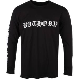 Plastic head Мъжка тениска с дълъг ръкав bathory - logo - black - plastic head - ph13123ls