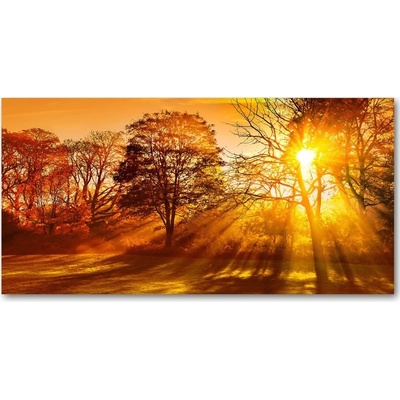 Foto obraz fotografie na skle západ slnka 100x50 cm
