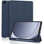 Techsuit Калъф - Samsung Galaxy Tab A11 / A9 - Techsuit Flex Trifold (с държач за стилус) - Тъмносин
