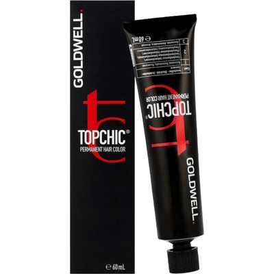 Goldwell Topchic Permanent Hair Long 6/BP perleťová hnědá světlá 60 ml