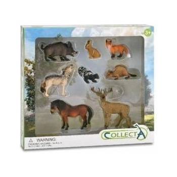 CollectA Set of lesne animals 8 pcs