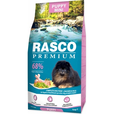 Rasco Premium puppy malá kuřecí rýže 1 kg