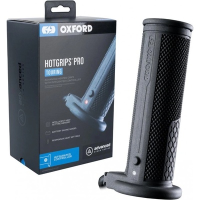 Gripy vyhřívané HOTGRIPS PRO TOURING, OXFORD (s integrovaným ovládáním v rámci gripu)
