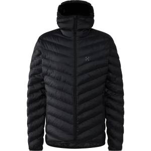 Haglöfs Мъжко синтетично яке Haglöfs Särna Mimic II Hood Synthetic jacket - True Black (004-7631-0311)