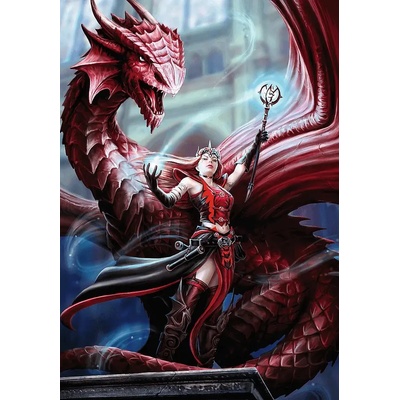Trefl - Puzzle Premium Plus: Anne Stokes - Scarlet Mage - 1 000 piese