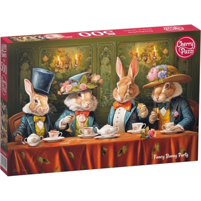 Cherry Pazzi Пъзел Cherry Pazzi от 500 части - Фантастично парти със зайчета (20050)