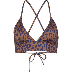 DEDICATED Дамско бикини горнище DEDICATED Women's Bikini Top Alva Bikini top - Leopard Light Brown - размер XL (150-1790-1215)