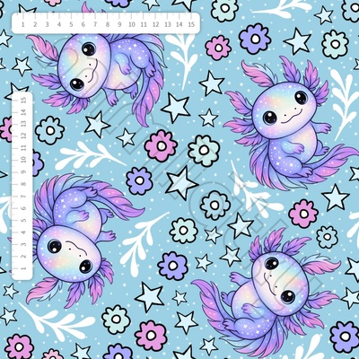 Axolotli s hvězdičkami úplet by MIMI [supreme]