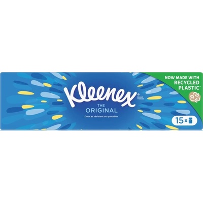 KLEENEX Papierové vreckovky 4-vrstvové Original Mini 15 x 7 ks