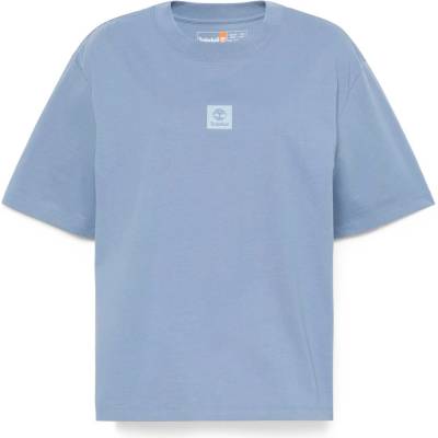 Timberland Дамска тениска Timberland Women's Stack Logo S/S Tee T-shirt - Stone Wash - размер XXL (916-6721-0315)