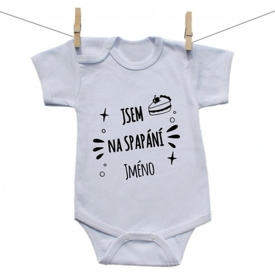 Boodyy Body s krátkým rukávem Jsem na spapání se jménem