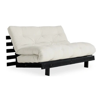 Karup sofa Root *200 cm black + futon natural 701