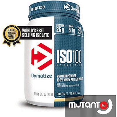 Dymatize Суроватъчен протеин Dymatize ISO 100 0.942kg