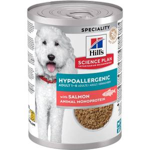 Hill's Science Plan Hypoallergenic консерва за кучета в зряла възраст с сьомга 363 г