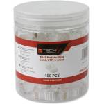 TECHLY IWP-JAR-C6RTY RJ45 Конектор 8P/8C Cat6 UTP, Жица, 100 бр (IWP-JAR-C6RTY)