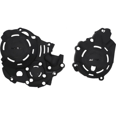 ACERBIS kryty motoru (kryt víka/ krytu spojky i alternátoru) X-POWER HONDA CRF 250 L 23-24, CRF 300 L 21-26, CRF 300 RALLY 21-24 barva černá