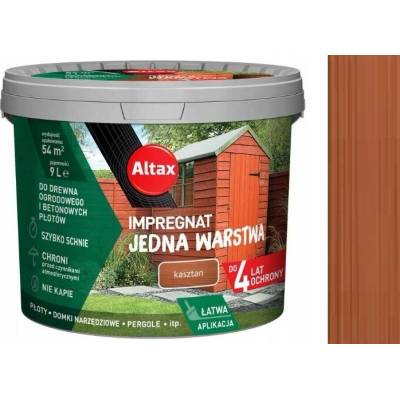 ALTAX Jednovrstvá impregnace 9L kaštanová na dřevo a betonu