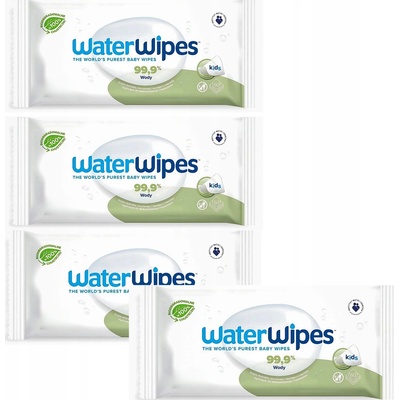 WATERWIPES 100% BIO odbúrateľné obrúsky 4 x 60 ks