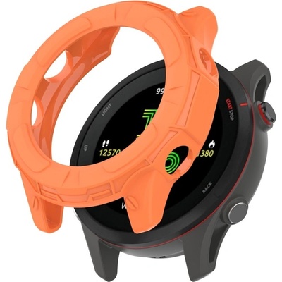 PROTEMIO 58783 TPU HALF COVER Obal pro Garmin Forerunner 955 oranžový