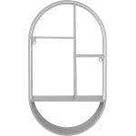 House Nordic Светлосив метален стенен рафт на няколко нива 35 cm Feira - House Nordic (4201055)