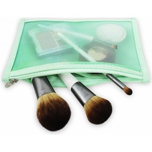 EcoTools On-The-Go Style štetec na tieňovanie a prechody + štetec a púder na lícenku + štetec na blending + skosený štetec na očnú linku + cestovná taška g