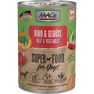 Mac´s hovädzie a zelenina 6 x 400 g