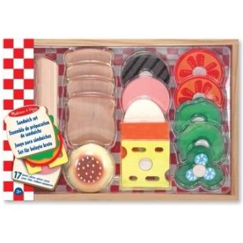 Melissa & Doug - Дървен комплект - Направи си сандвичи (10513_1)
